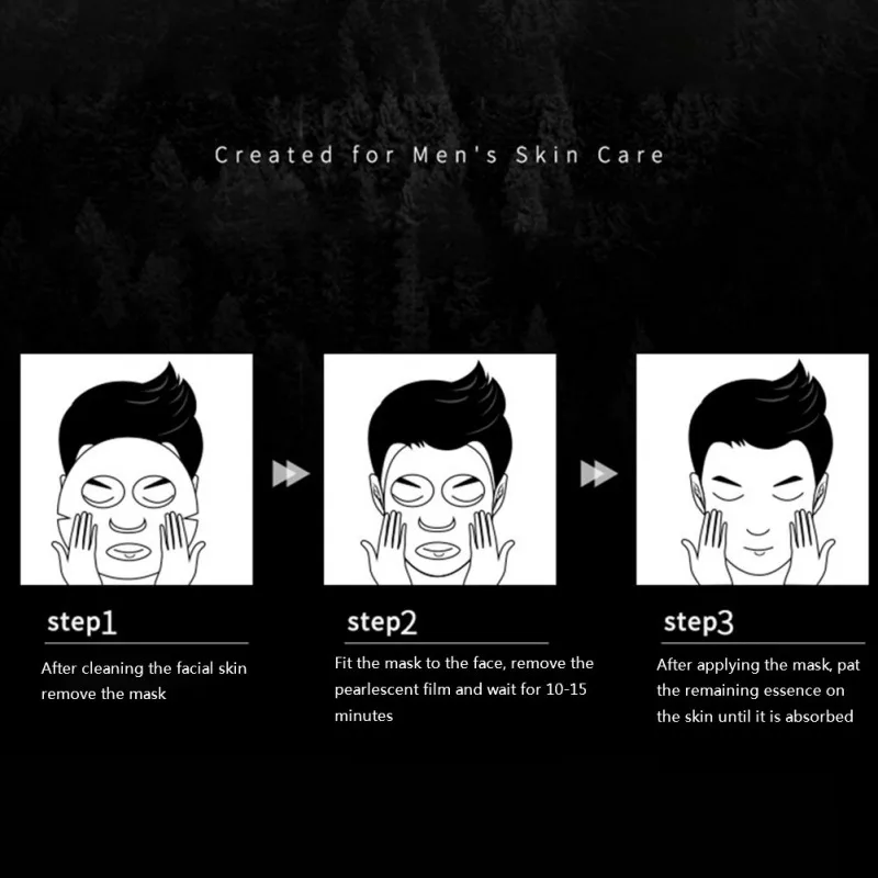 Увлажняющая монолитная мужская маска для лица контроль Оли уход за кожей