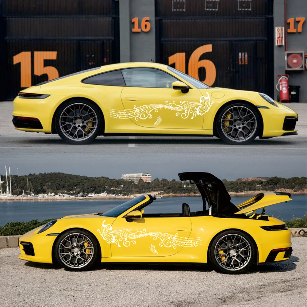 

Car Styling Modified Vehicle Applique Car Body Garland Butterfly Stickers Car Decorative