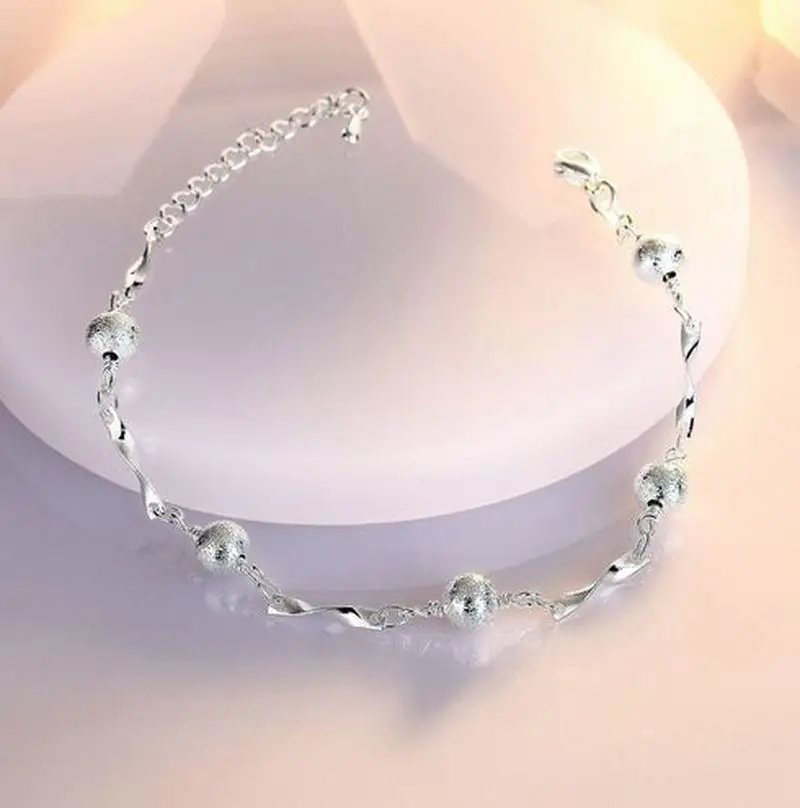 Женский корейский браслет из серебра 925 пробы для пары студентов ювелирные