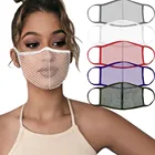 Маски для косплея для женщин и мужчин, летние бретельки, сетчатые, моющиеся, защищающие лицо и рот, наружные, Youre Too Close mascarillas