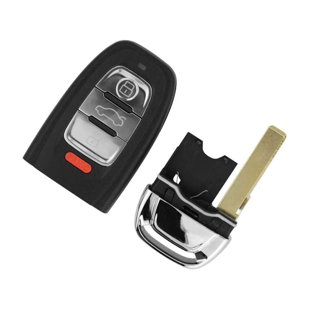 OkeyTech 3/4 Buttons Replacement Remote Control Car Key Shell Cover For Audi A4L A6L Q5 A5 754C / 754G With Uncut Blade FOB | Автомобили и