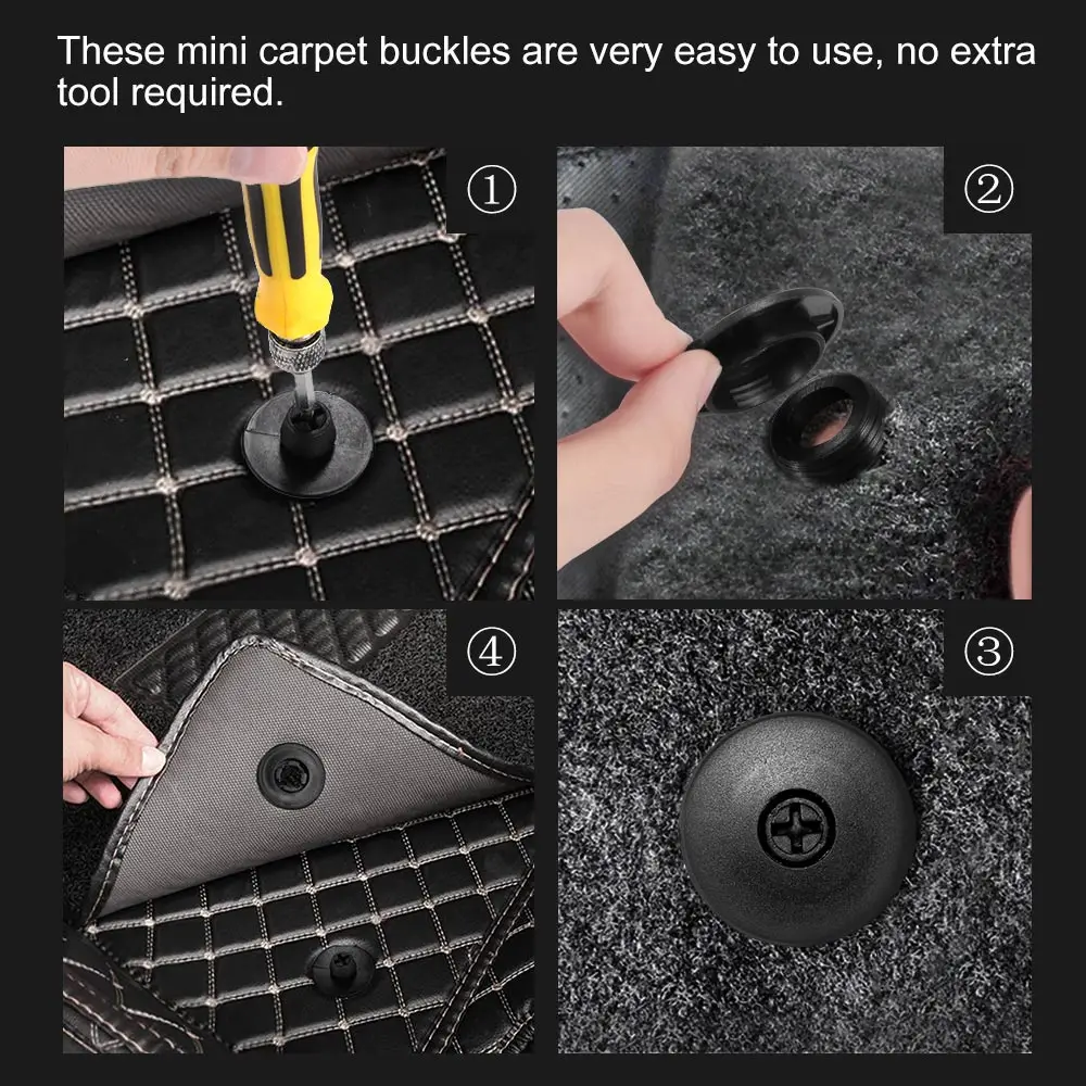 4 шт. автомобильные зажимы для напольных ковриков самофиксирующиеся