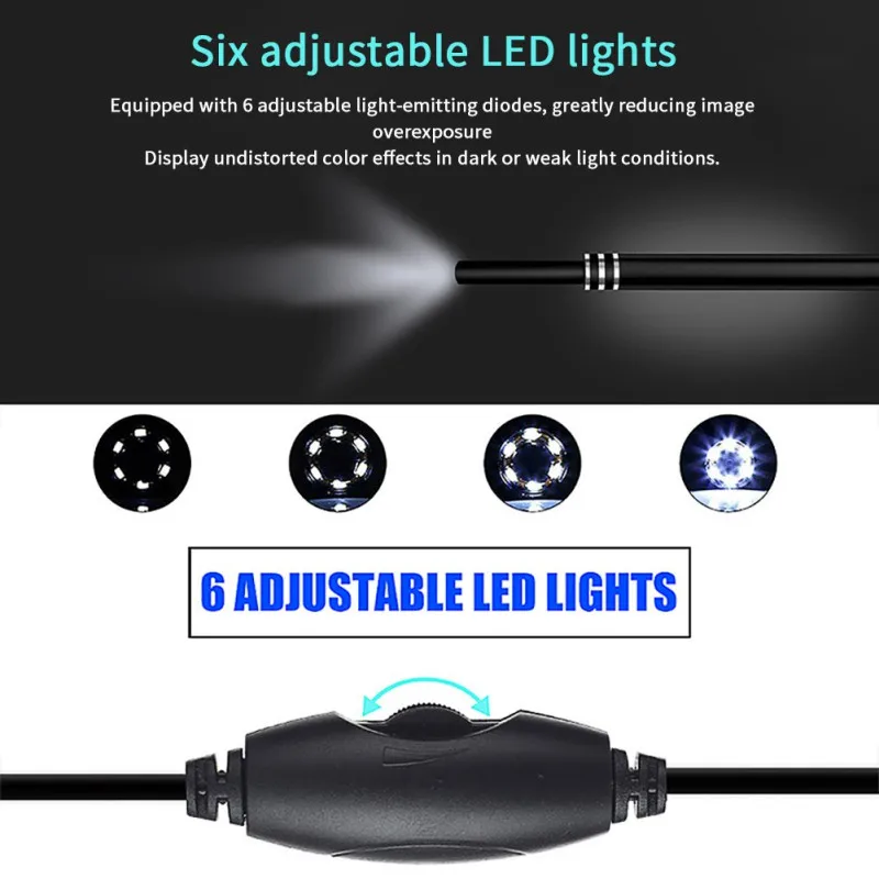 Высокое разрешение бытовой трехв-1 разъем MICROUSB тип-c и USB ушной нос-рот эндоскоп