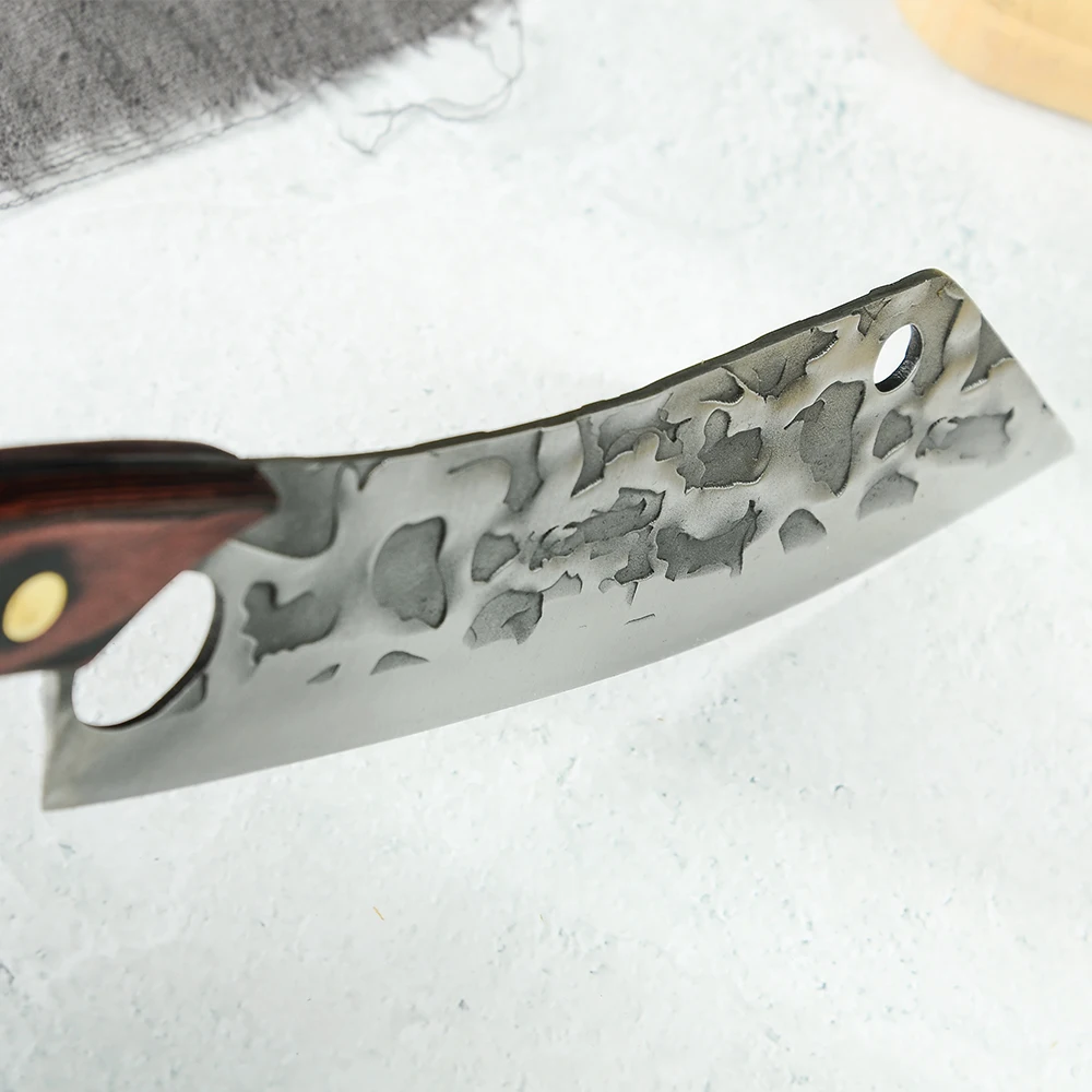 Sowoll 8 дюймов нарезки кухонный нож из нержавеющей стали кованый острые лезвия Pro