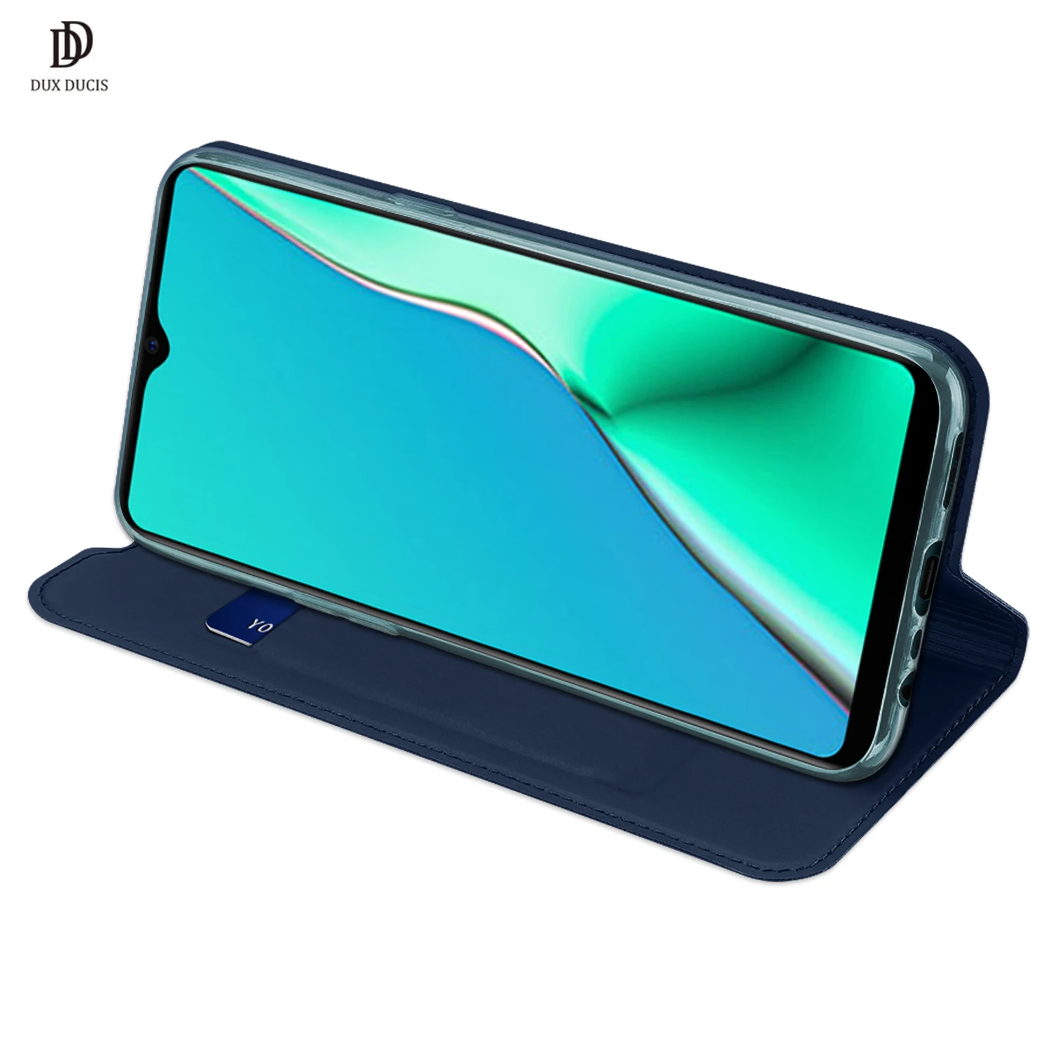 

For OPPO A9 2020/A5 2020 Case DUX DUCIS Skin Pro Series Leather Wallet Flip Case Full Protection Steady Stand Magnetic Closure