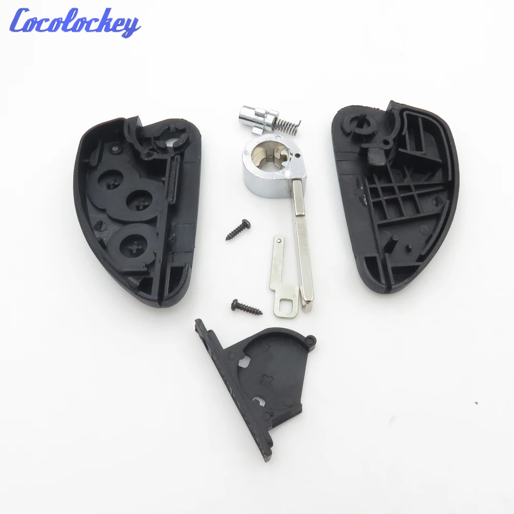 Замена Cocolockey 3 кнопки раскладной дистанционный чехол для ключей подходит Alfa Romeo 147