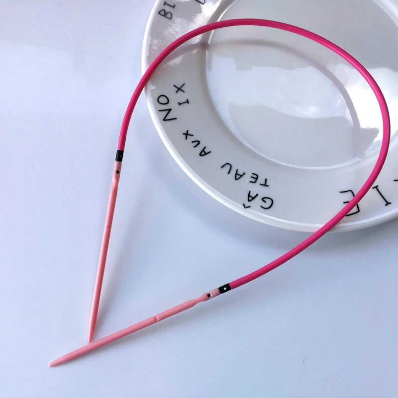 

Convenient Circular Needle Sewing Knitting Tool Detachable Rope Replacement Ring Needle Color Ring Needle 10 Pairs Kit Supplies