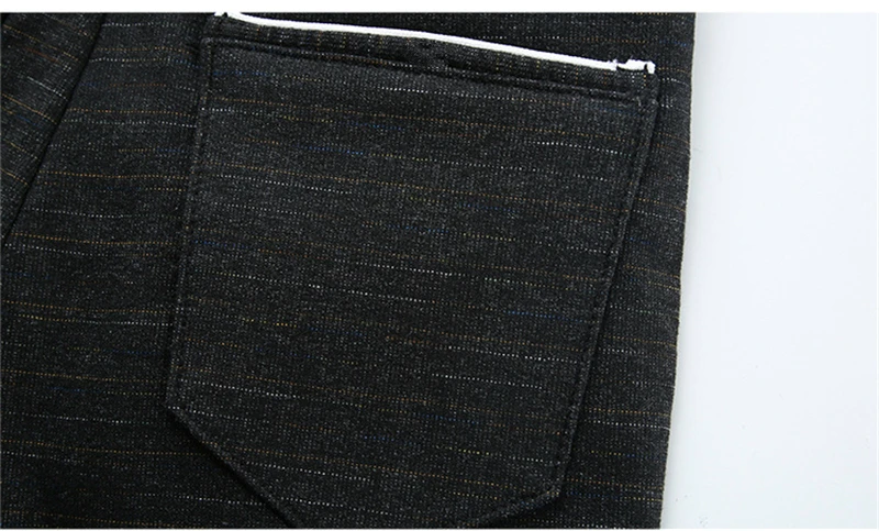 Mens Winter Fleece Warm Pants Men Korean Casual Slacks Slim Warm Thick Pants for Men Fashion Black Gray Blue Trousers Male,688