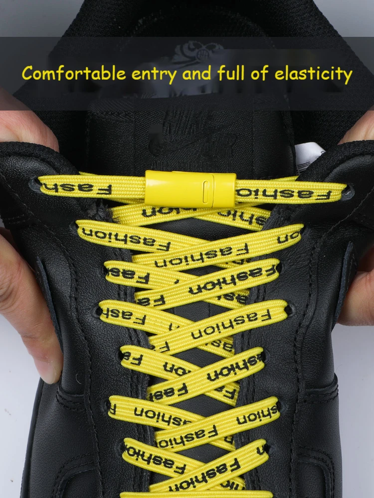 Magnetic Shoelaces Without ties Elastic No tie Shoe laces for Sneakers Lazy Shoelace Magnetic Lock One Size Fits All Kids Adult