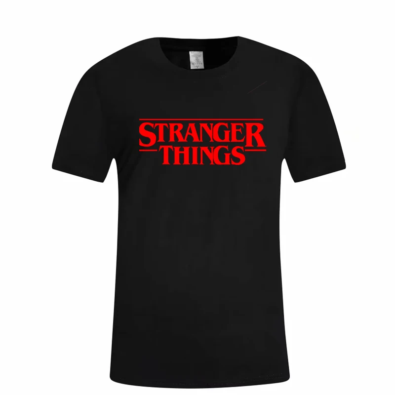 Очень странные дела. 3 костюма Мужская 3D футболка/женщин ужасов ТВ серии Фильм