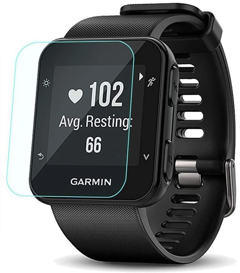 5 шт., прозрачная пленка, закаленное стекло, Защита экрана для Garmin Forerunner 35, Смарт-часы, защитная пленка, аксессуары для часов