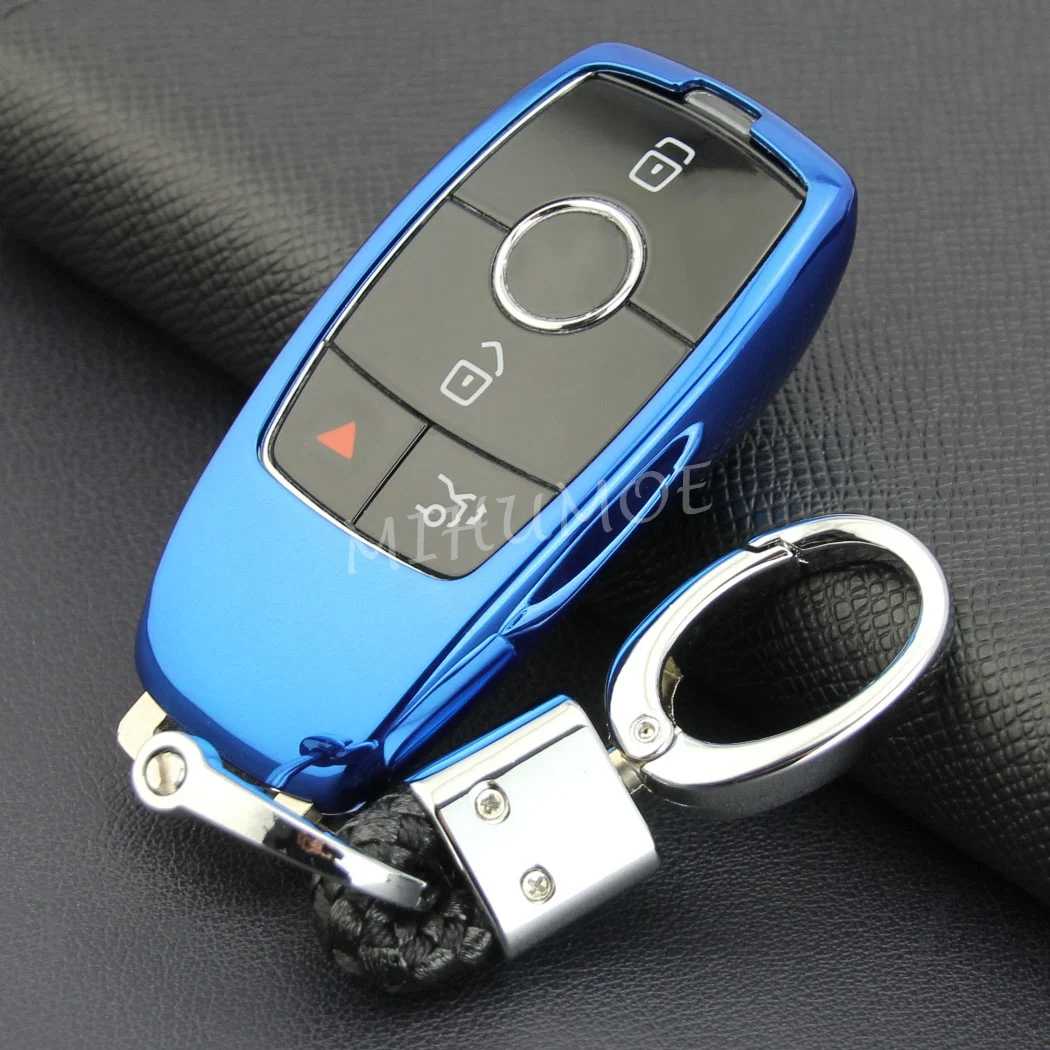 

Для Mercedes New A B C E S GLC GLE GLB CLA CLS Class W177 W247 W205 C205 W213 S213 X247 X253 C253 V167 Брелок чехол-цепочка