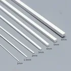 Палочки квадратные из АБС-пластика для архитектурных моделей, 35 шт., диаметр 1-6 мм, Длина 500 мм