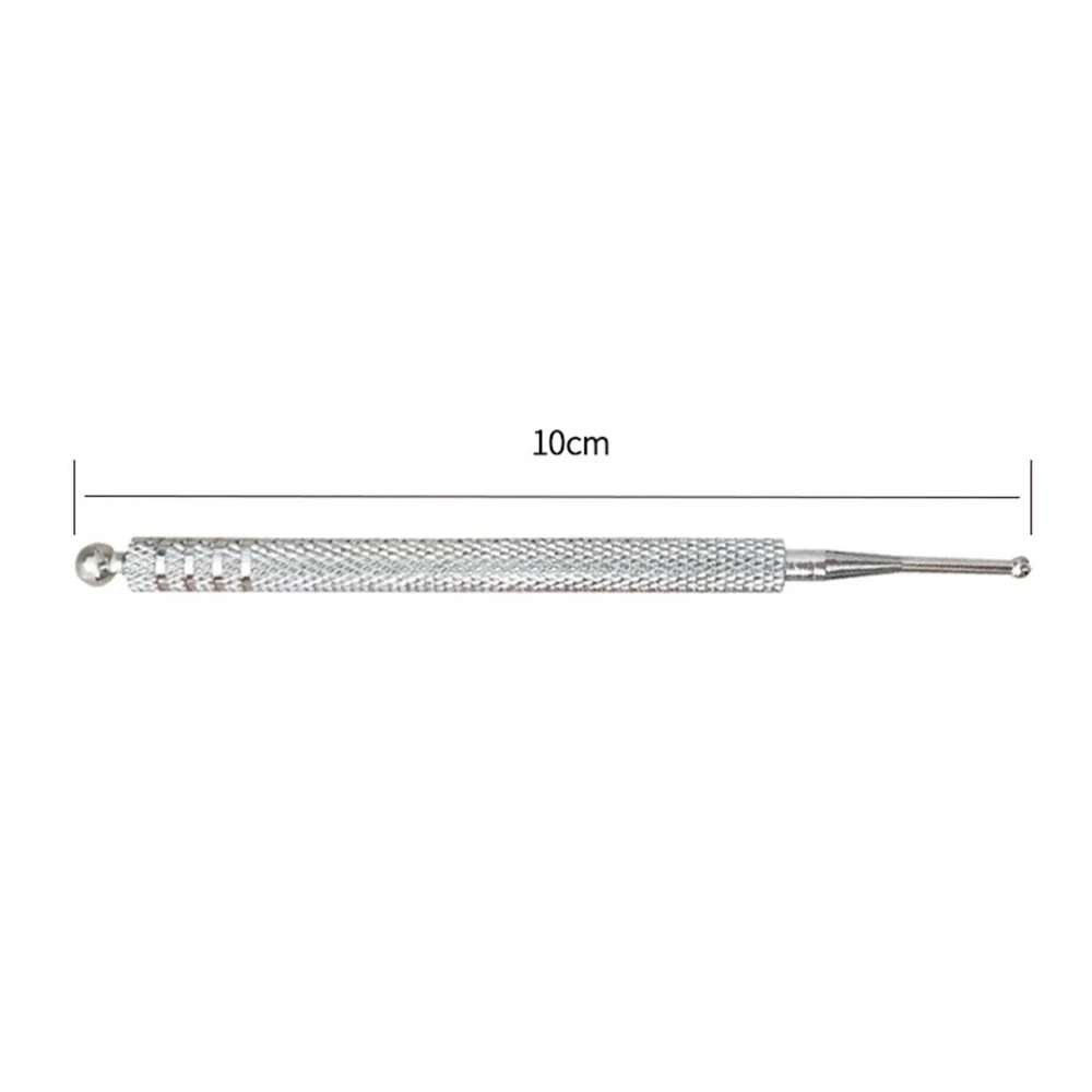 

2PCS Ear Acupuncture Point Probe Stainless Steel Acupressure Pen Ear Needle