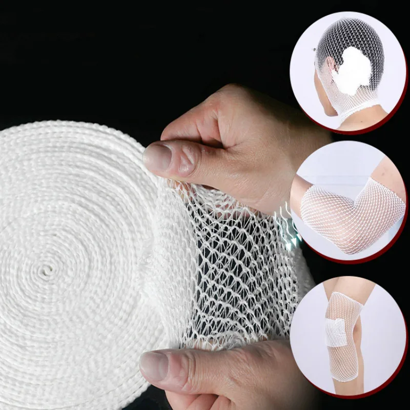

10m Medically Preferred Mesh Elastic Bandage Various Bandaging Gauze of Fingers and Calves Elasticity NO.1-12