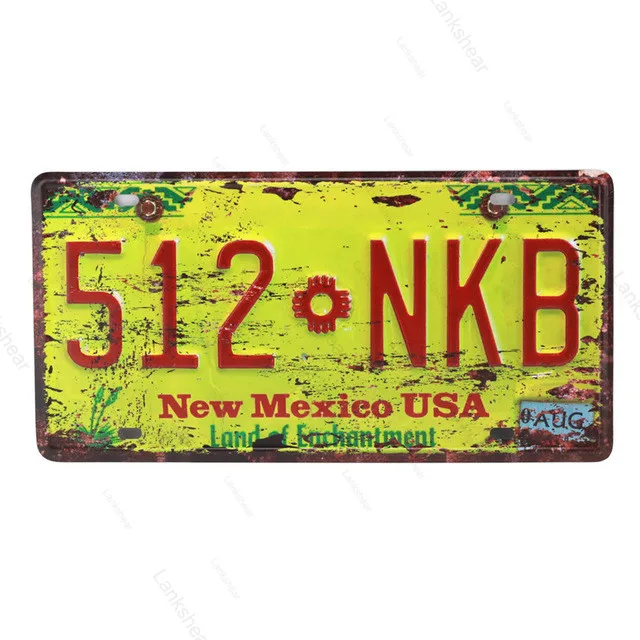 Американская Аризона Лас Вегас Орегон автомобиль металлический декоративный