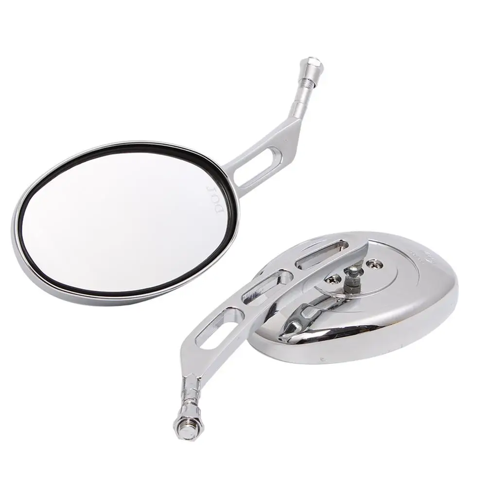 

НОВЫЕ ХРОМИРОВАННЫЕ мотоциклетные овальные зеркала заднего вида, зеркала заднего вида 10 мм