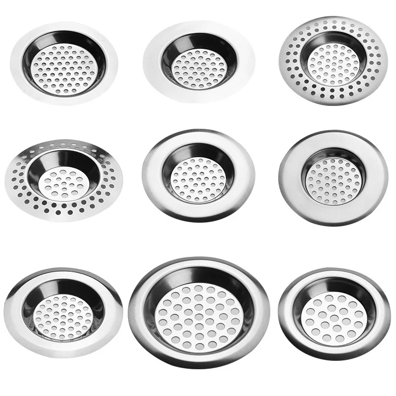 

1pcs Kitchen Sink Strainer Bath Basin Drain Filter Portable Waste Collector Bathroom Water Strainer Net Hardware Accessories
