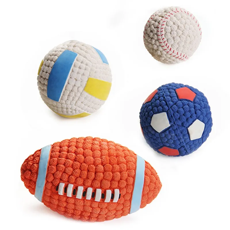 2020 собачьи мячи писк питомца игрушки для чистки зубов Защита окружающей среды