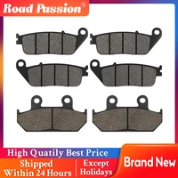 road passion motorcycle front and rear brake pads for suzuki an650 an 650 burgman 2003 2017