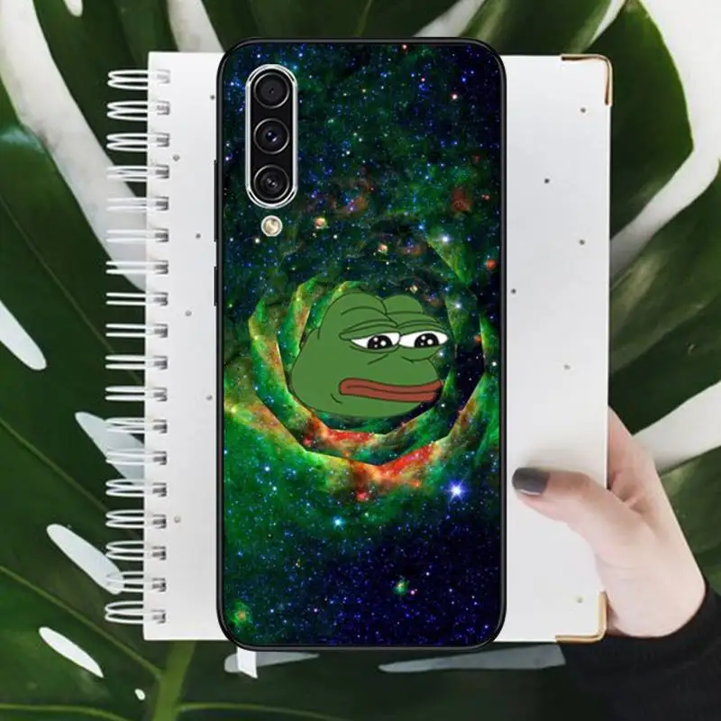 

Funny The Frog Pepe Face Cry Happy Phone Case For Samsung A20 A30 30s A40 A7 2018 J2 J7 prime J4 Plus S5 Note 9 10 Plus