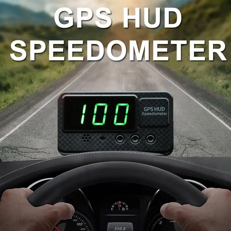 Velocímetro Gps Universal, odómetro, kilometraje, pantalla Hud, alarma de velocidad Digital Mph Kmh para coches, camiones, motocicletas y bicicletas