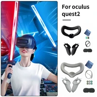 12 pcslot vr glasses protector silicone vr glasses protective cover kits controller protector replacement for oculus quest 2