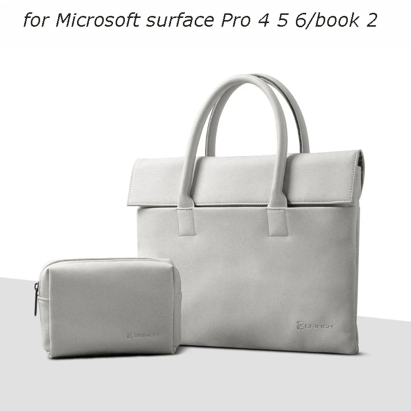 Men Laptop bag Tablet for Microsoft surface pro 4 5 6 solid case book 2 PU Matte Notebook handbag Waterproof 12 inch Sleeve | Компьютеры и