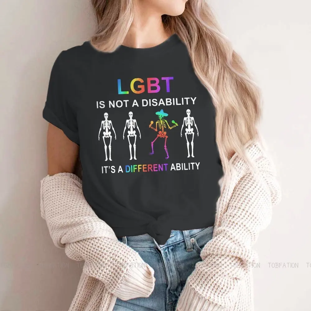 

Diffrent Women's TShirt LGBT Pride Month Lesbian Gay Bisexual Transgender Girls Graphic Tees O-neck Female T Shirt 4XL Gift