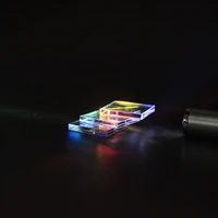 3pcs x cube prism combiner splitter cross dichroic prism decoration physics teaching tools photograph research educational gift
