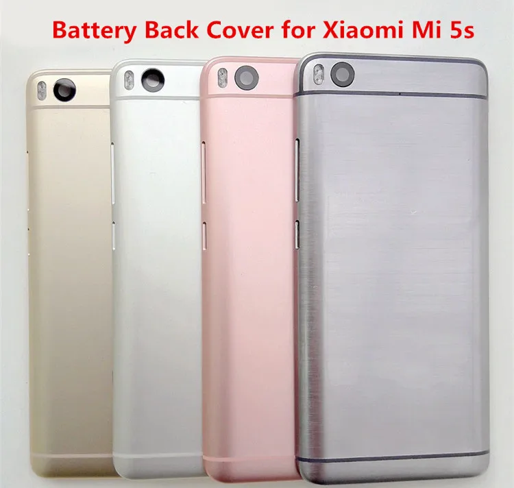 

For 5.15" Xiaomi 5S M5S Mi5S mi 5S Back battery cover case+flash+side keys for xiaomi MI5S Rear Housing Door