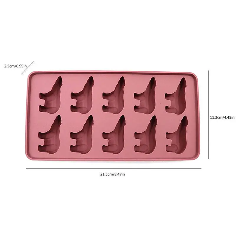 10-Grids Ice Box with Lid Cute Polar Bear Shape Pop Maker Household Silicone Reusable Popsicle Mold Tray | Дом и сад