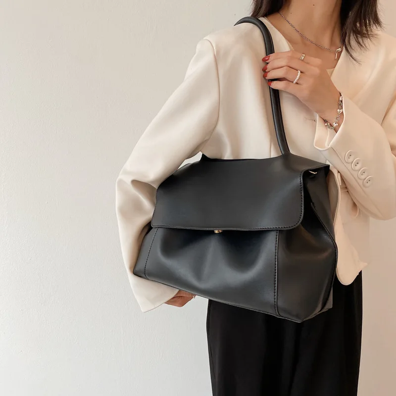 Вместительная женская сумка из искусственной кожи сумка-шоппер трендовый бренд