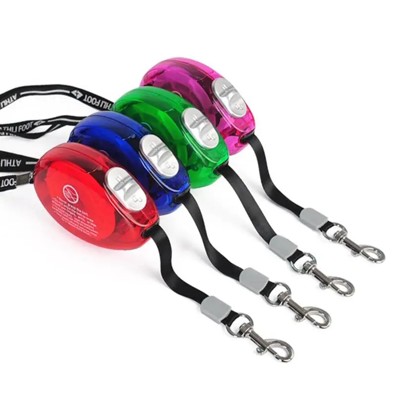 

1 Pcs Dog Leash Retractable Pet Dogs Cat Traction Rope Leashes Handheld Flexible Leashes For Small Medium Dogs Puppy Kitten 2.5m