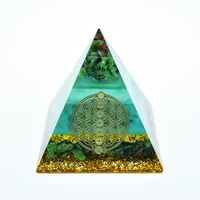 Original Natural Crystal Energy Ruby Zoisite Jewelry Ornaments Orgon Pyramid Kabbalah Flower Of Life Chakra Crystal Gift