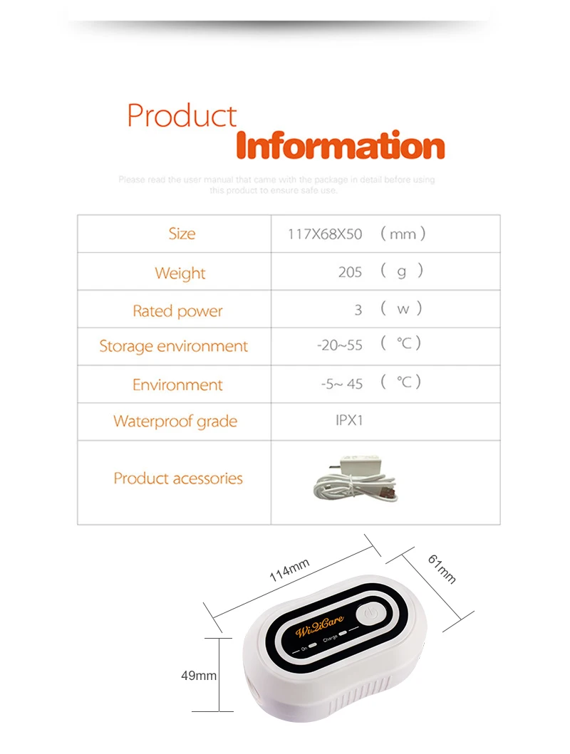 CPAP Cleaner Battery Portable CPAP Disinfector Respirator Sanitizer Ozone Sterilizer Apnea OSAHS OSAS Anti Snoring Ventilator