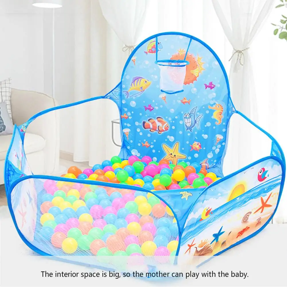 Детский манеж Ocean Ball Pit палатка для детей бассейн с корзиной уличные игрушки |