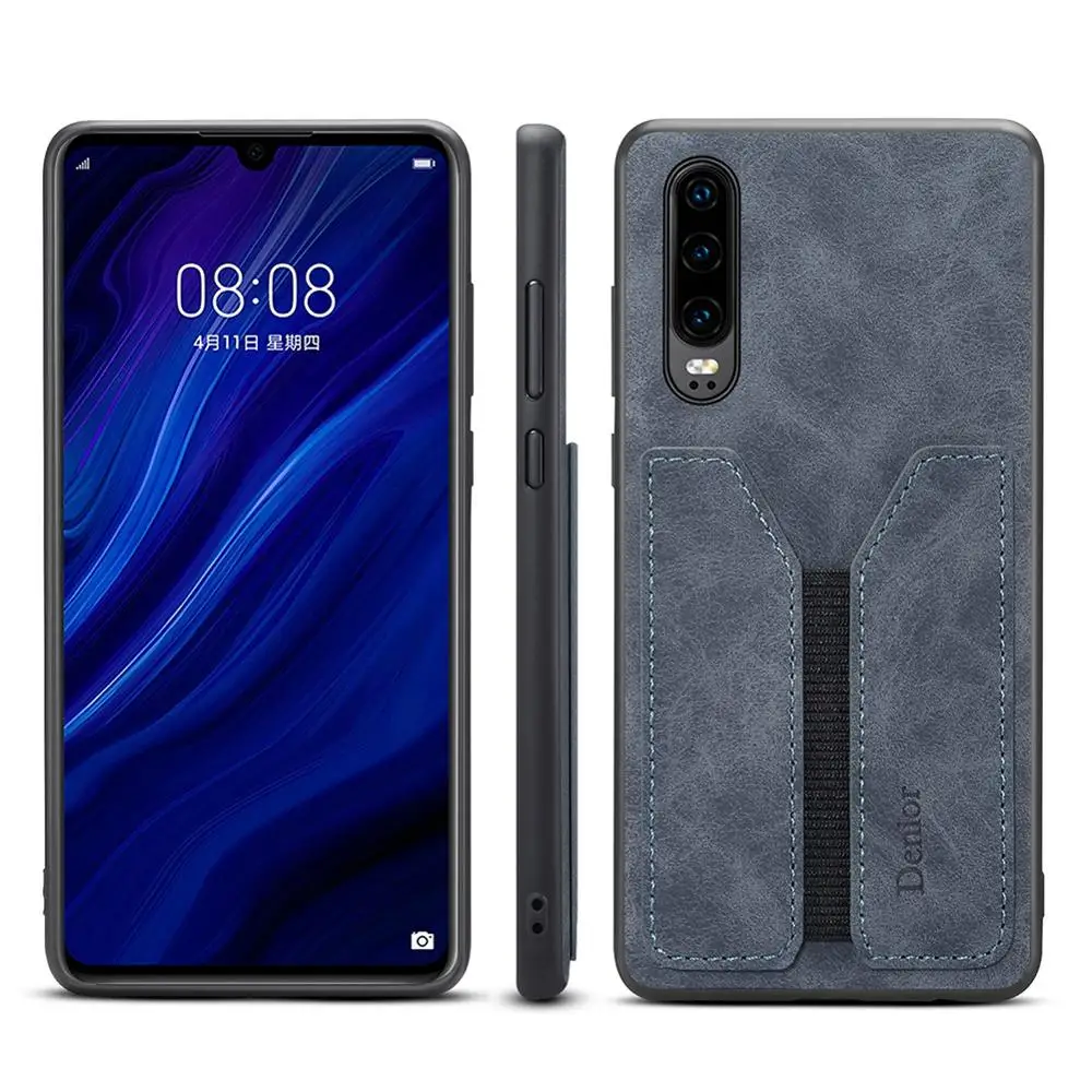 Тонкий кошелек из искусственной кожи чехол для huawei P30 Pro Lite Роскошный мобильный
