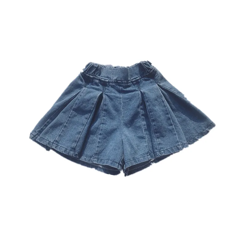 Распродажа шорты для девочек джинсовая юбка маленьких детская Милые