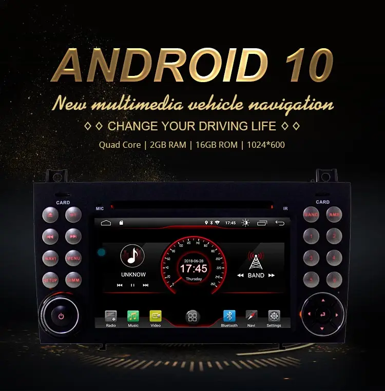 JDASTON Android 10,0 в Dash 2 Din Автомобильный dvd-плеер для Mercedes Benz SLK R171 SLK230 W171 Автомобильный gps Радио Аудио мультимедиа стерео