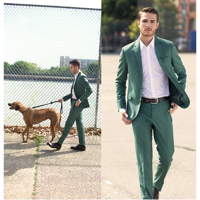 

Latest Coat Pant Design Slim Fit Groom Men's Suit Tuxedo Party Formal Costume Homme Wedding 2 pieces (Jacket + Pants)