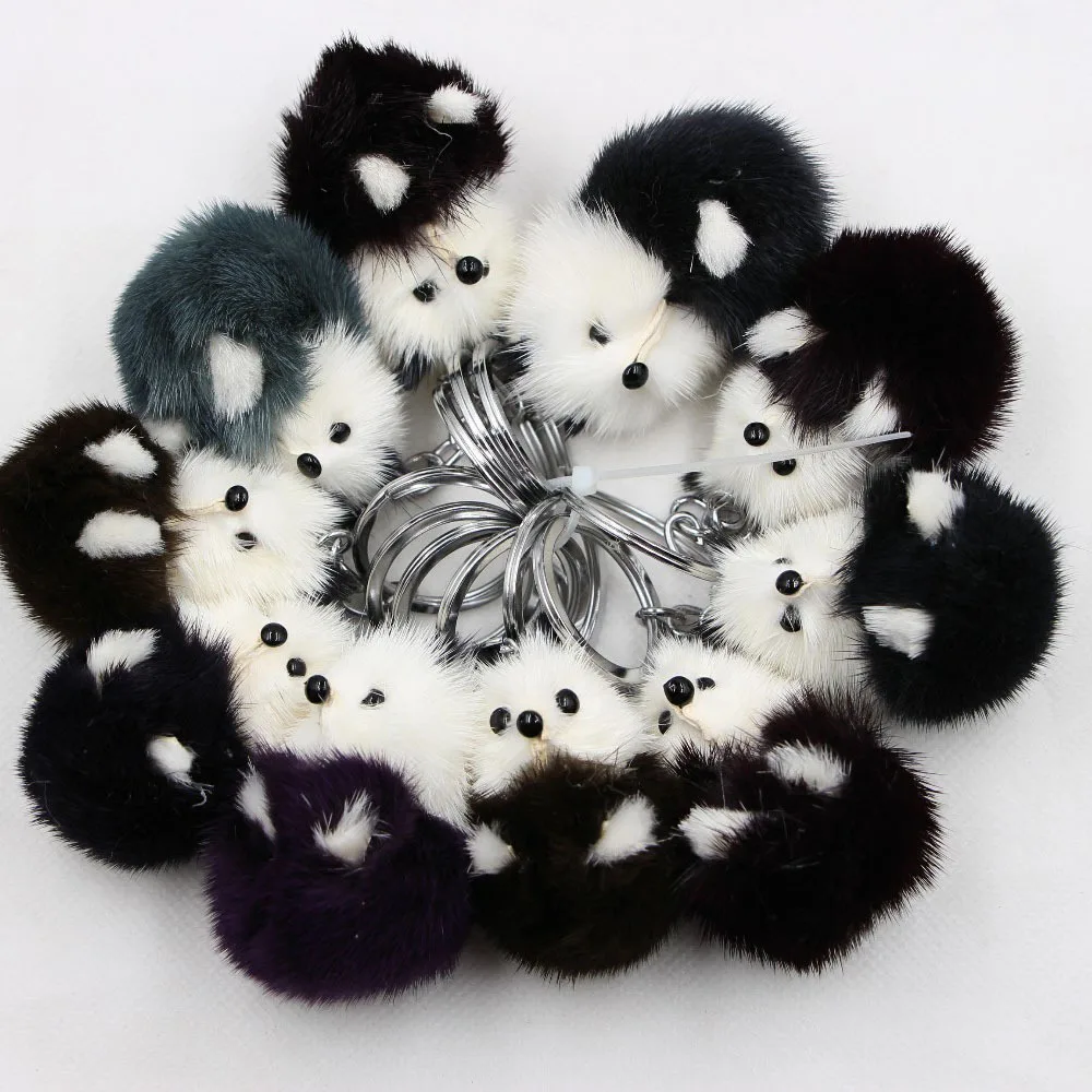 Panda Keychain Pendant Kawaii Baby Children Plush Toys for Children Keychain gift Car Key Ring Tourism Souvenir Gifts Key Chain