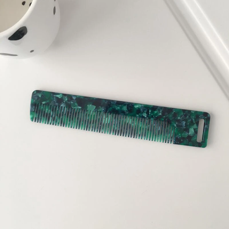 

1Pc Palstic Hair Combs Leopard Anti-static Handle Wide Tooth Detangling Salon Styling Tools Barber Hairdressing Accessories