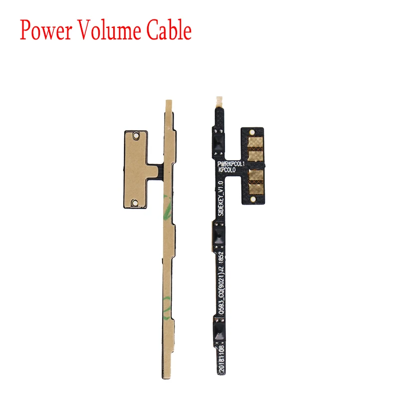 Power Volume Cable Для Cubot X19 USB плата с зарядным портом гибкий кабель для Cubot X19 Кнопка громкости и питания кабель для ремонта мобильного телефона аксессуары - Цвет: Power Volume Cable