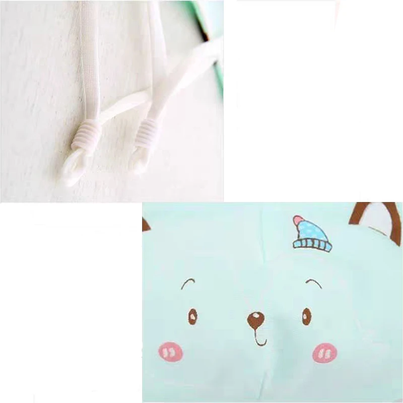 Защитная маска для лица Foux детей моющаяся многоразовая регулируемая с милым