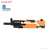 pb playful bag outdoor sports tactical equipment soft bullet gun ak74u c kit flame cap 3d printing material toy accessories mg09