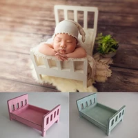 newborn photography vintage wooden bed baby photoshoot props furniture for studios photo shooting infant crib studio accessories