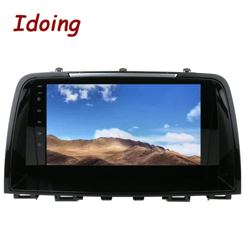 Автомобильный мультимедийный плеер Idoing 9 &quotIPS 2.5D 4 Гб + 64 ГБ 1Din Android радио GPS для Mazda