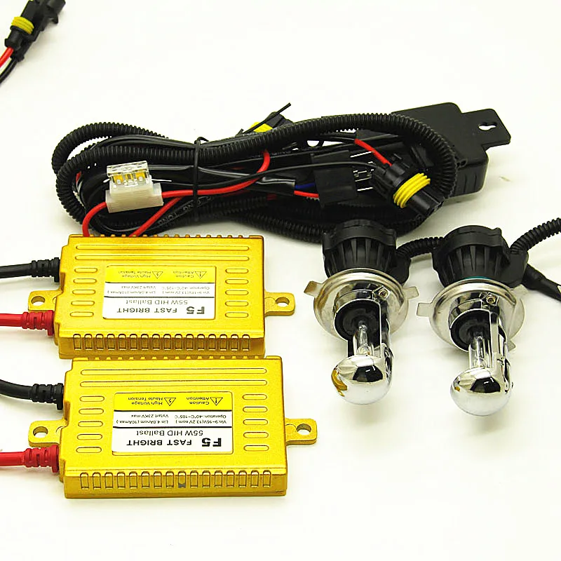 AFAECAR 12V H4 HI LO луч h4 3 комплект ксеноновых фар Высокопрочная конструкция 4300k 6000k 8000k