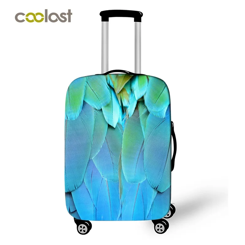 Карамельные перья мультфильм 3d печать багажные защитные чехлы чемодан Чехлы